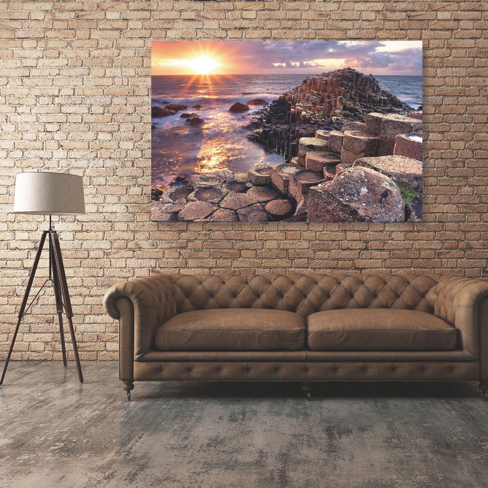 SS21 Diana Beautiful Sunrise Tempered Glass Wall Art