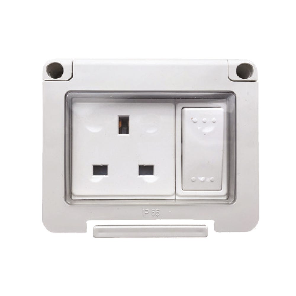 MILANO WATER_PROOF 13A 1GANG SWITCHED SOCKET SINGL