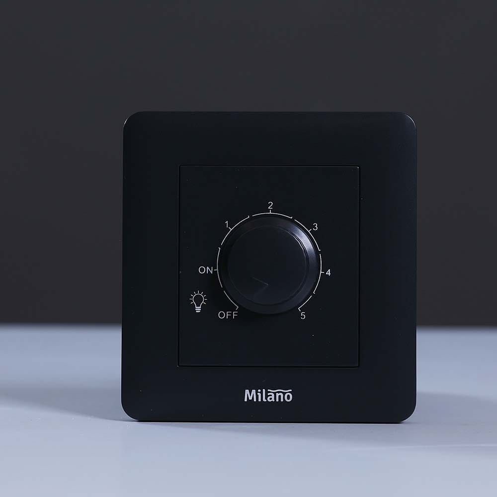 MILANO 630W Light Dimmer Switch MBLK PS