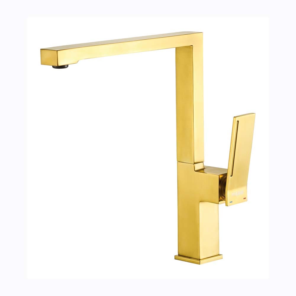 Milano Teriz Sink Mixer Matt Gold