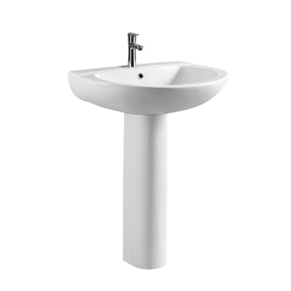 MILANO CHARMING CERAMIC WASH BASIN or PEDESTAL