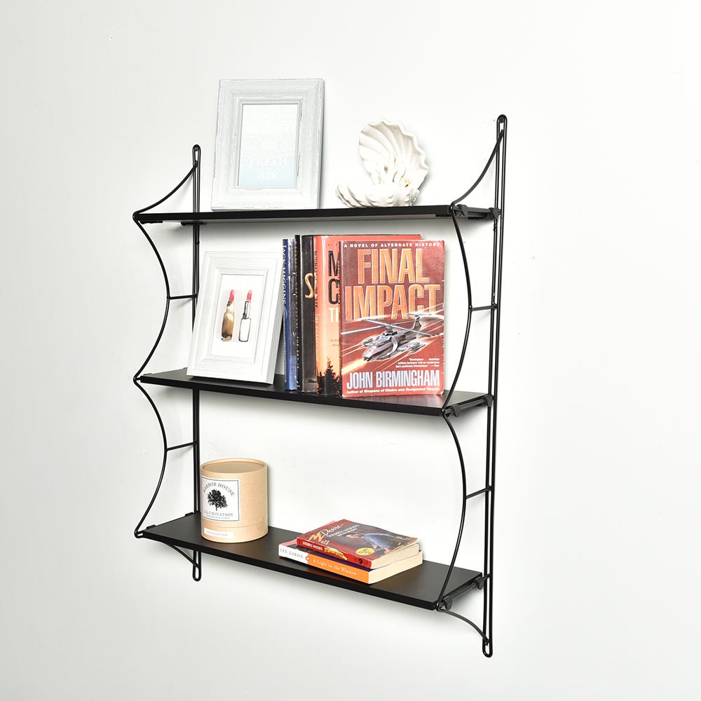 New Bridge 3 Tier Wall Shelf