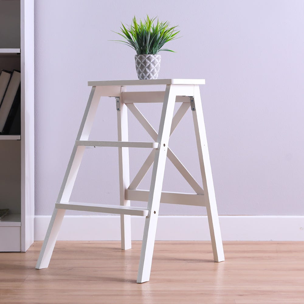 Albany 3 Step Bamboo Wood Stool