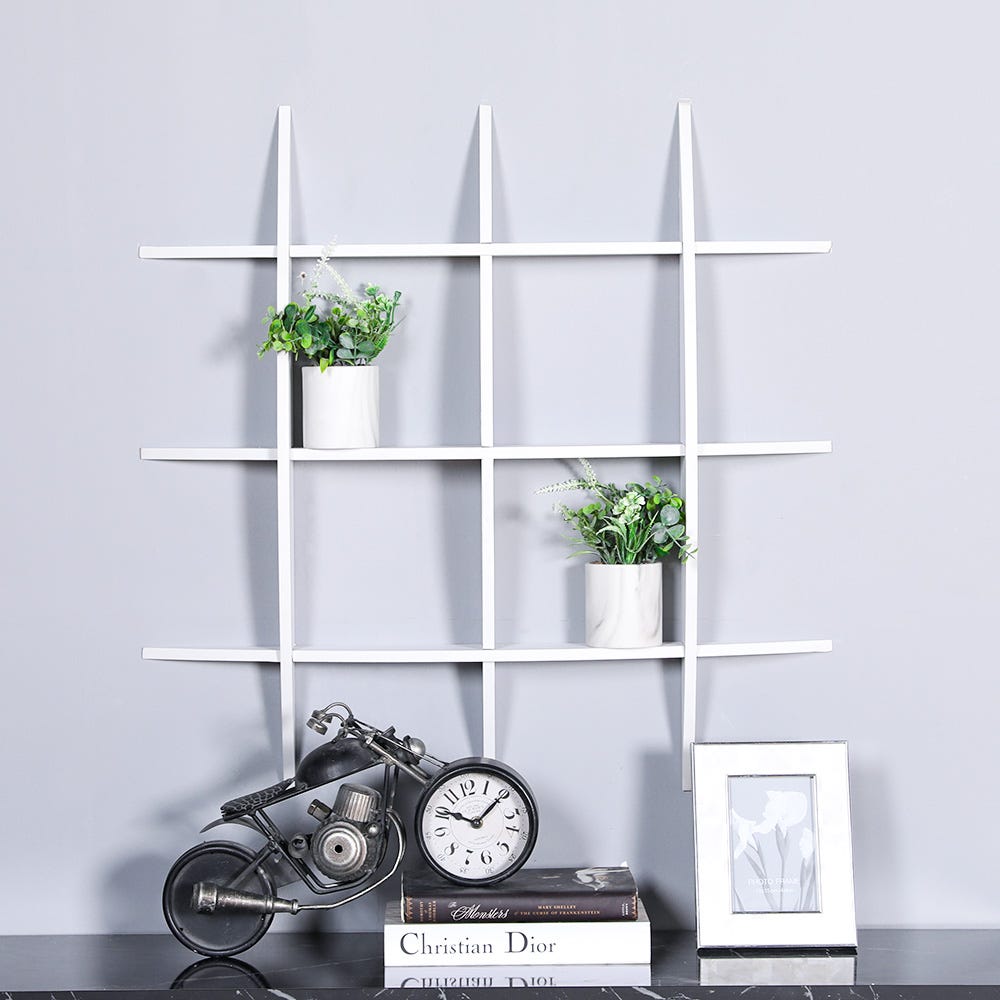 Zigzag Corner Shelf