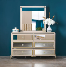 Maynard Dresser with Mirror - Champagne