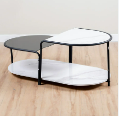 Hedge Coffee Table - White / Black