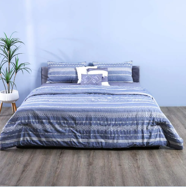 Arianna_Blair Super King Sor7 Jac Comforter Set Grey