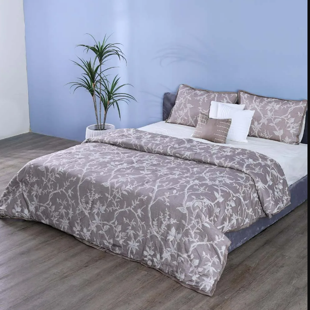 Arianna_Grace Super King Sor7 Jac Comforter Set Taupe