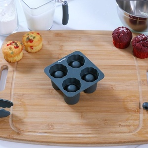 BAKE MAGIC 4 CUPS ICE TUBE SILICONE MOULD_ 16545