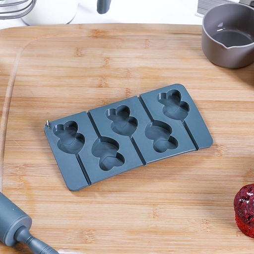 [HOM-Dan-01236] BAKE MAGIC 5 CUPS CAKE SILICONE MOULD_ 16556