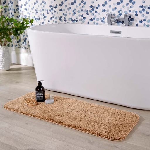 [HOM-Dan-01283] Panache Bathmat Mocha 40X100Cm Small Runner