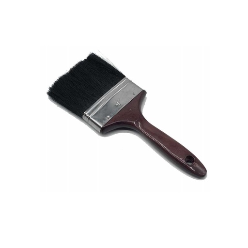 [HAR-Dan-02067] MILANO  PAINT  BRUSH  BLACK  PLASTIC  HANDLE  1_inch