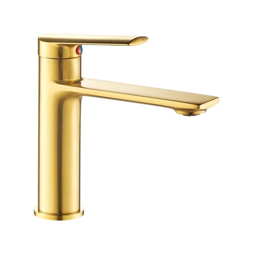 [SAN-Dan-02087] Milano Melz Basin Mixer Matt Gold