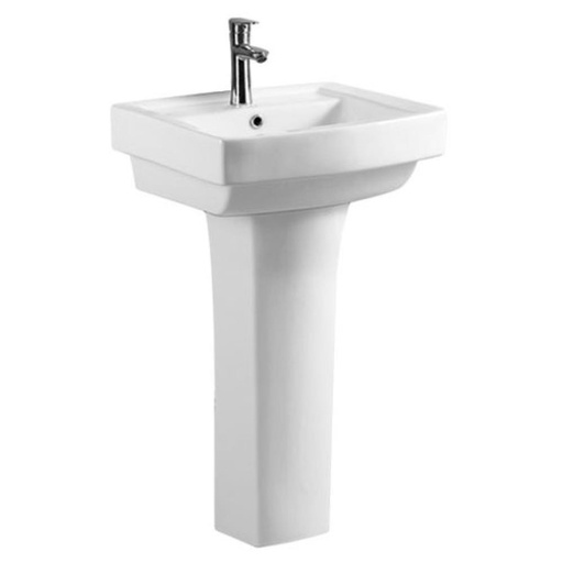 [SAN-Dan-02192] MILANO ATLANTIS  CERAMIC WASH BASIN or PEDESTAL