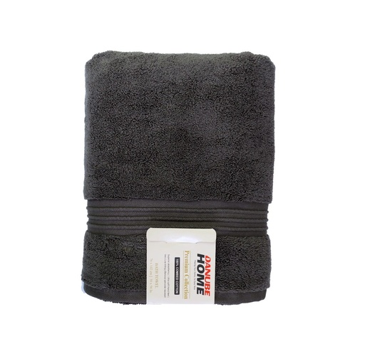 [HOM-Dan-02239] Flossy Bath Sheet  _ 84X165Cm Dark Grey