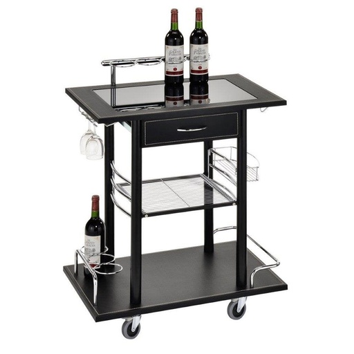 [FUR-Dan-00311] Forth 2 Tier Serving Trolley