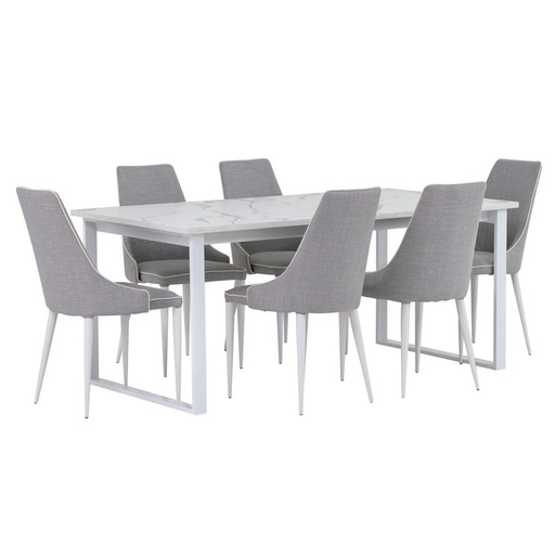 [DIN-Dan-00361] Morena 1 plus 6 Dining Set