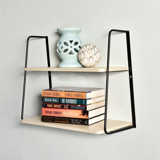 [FUR-Dan-00433] New Ladder 2 Tier Wall Shelf