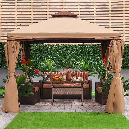 [GAR-Dan-00478] New Sandra Aluminum Gazebo