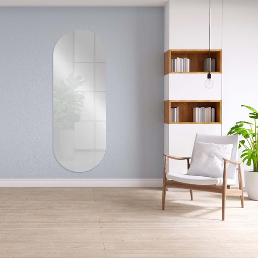 [HOM-Dan-00641] SS22 Petite Cylindrical Frameles Mirror Plain